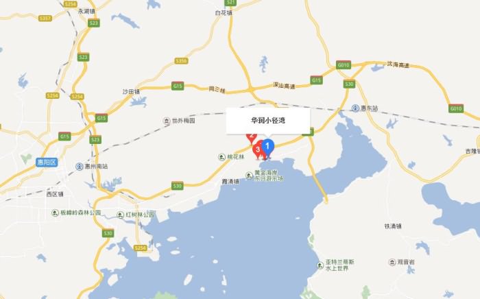 华润小径湾交通图 