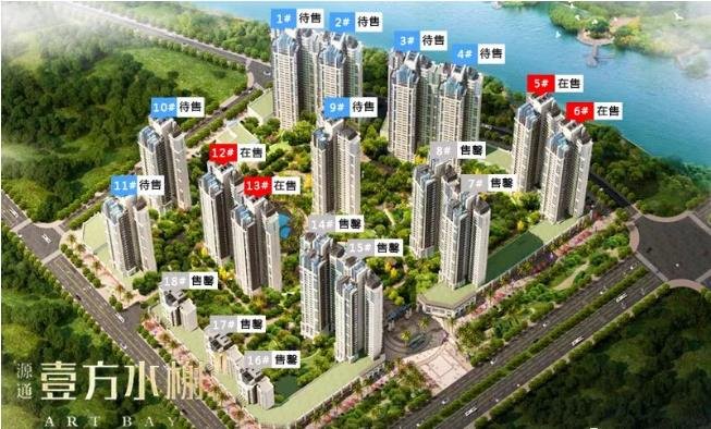 源通·壹方水榭 (水岸新天·中心)效果图 