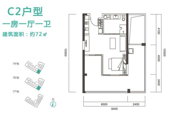 合正东部湾户型图