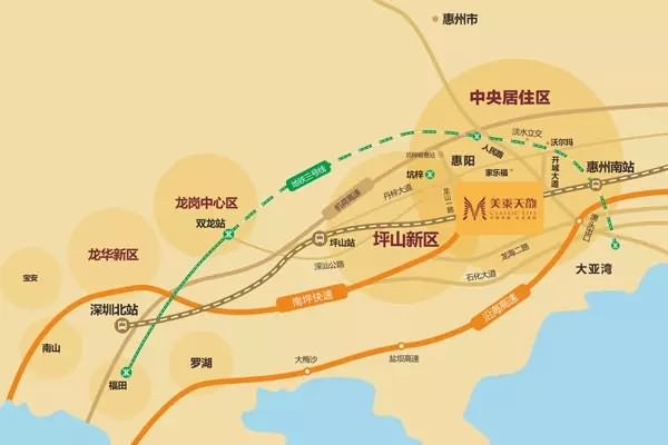 美泰天韵交通图 