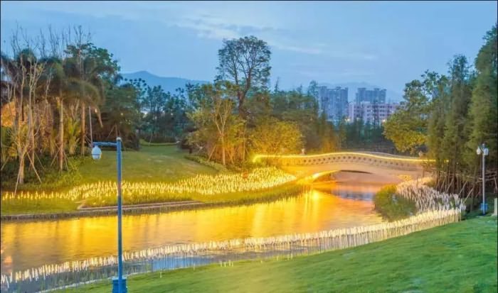 泰丰牧马湖实景图 
