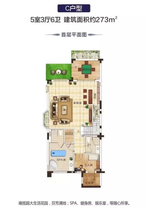 合生滨海城户型首层 