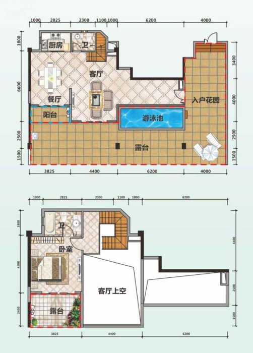 东能银滩户型蔚蓝宅 