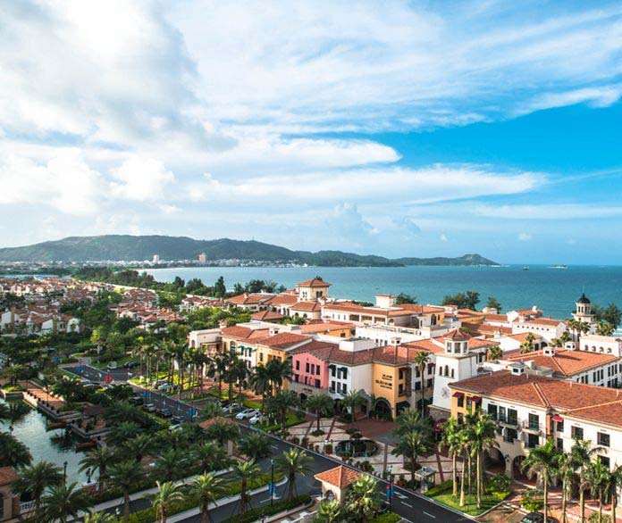 万科双月湾实景图 