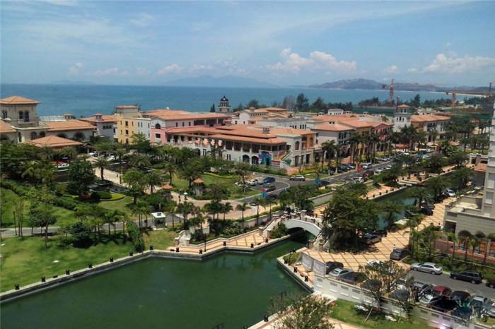 万科双月湾实景图 